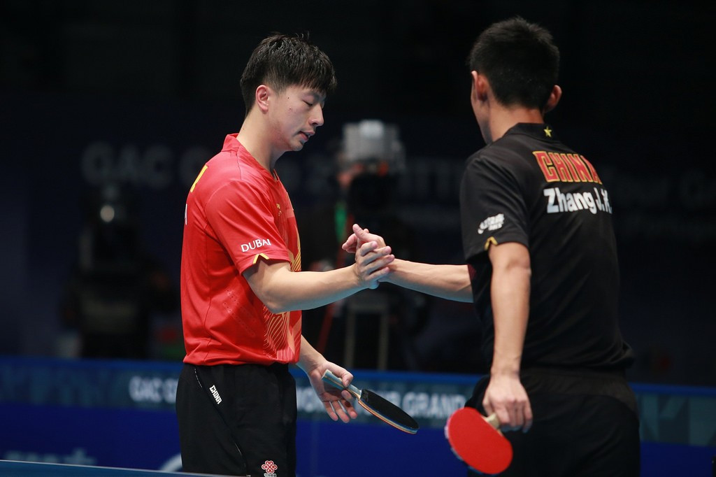 Ma Long claimed his four men's singles title after a thrilling final