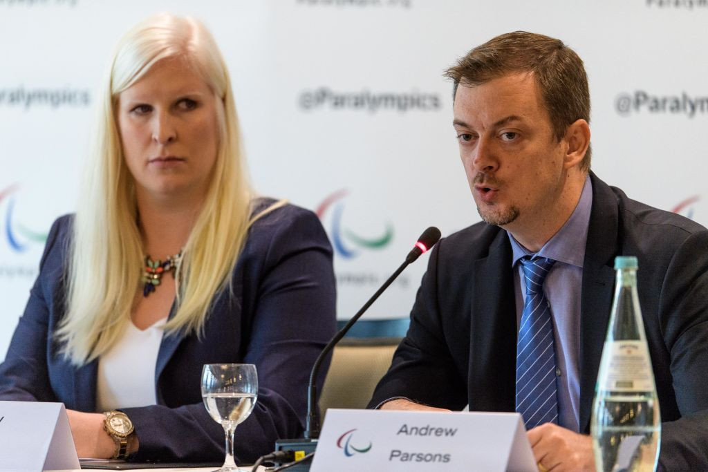 IPC Athletes' Council chairperson Chelsey Gotell, left, has issued a rallying call to athletes ©Getty Images