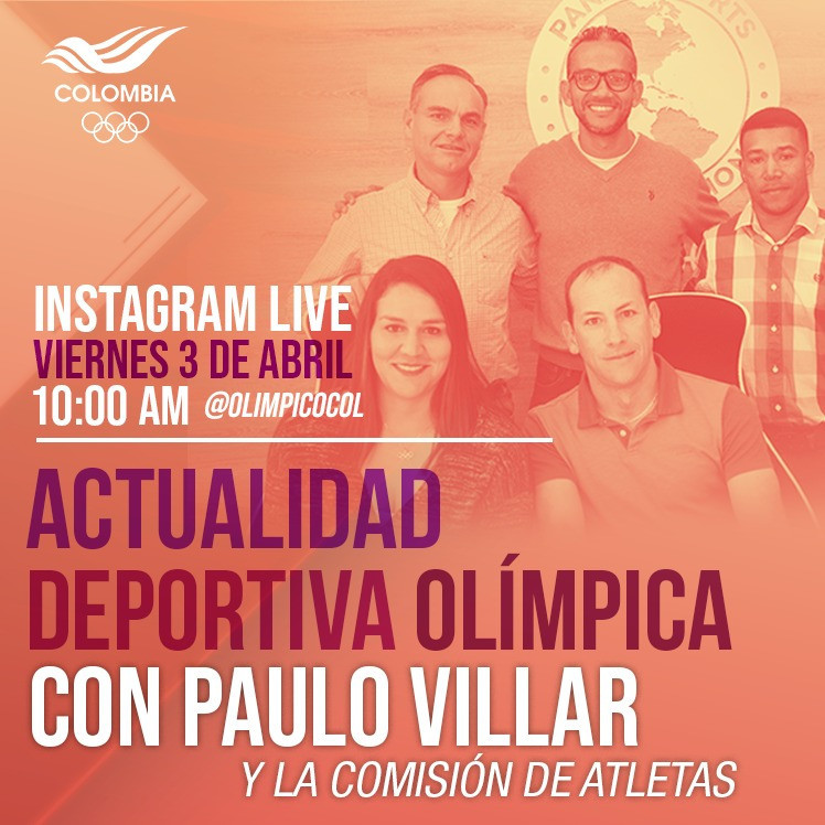 Colombian Olympic Committee Athletes' Commission conducts first Instagram Live broadcast 