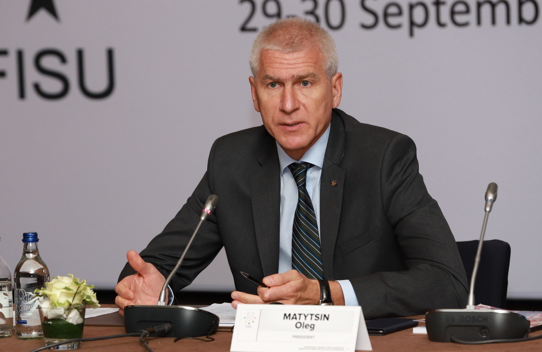 FISU President Oleg Matytsin said the Healthy Campus project, due to launch next month, could benefit students during the ongoing coronavirus pandemic ©FISU