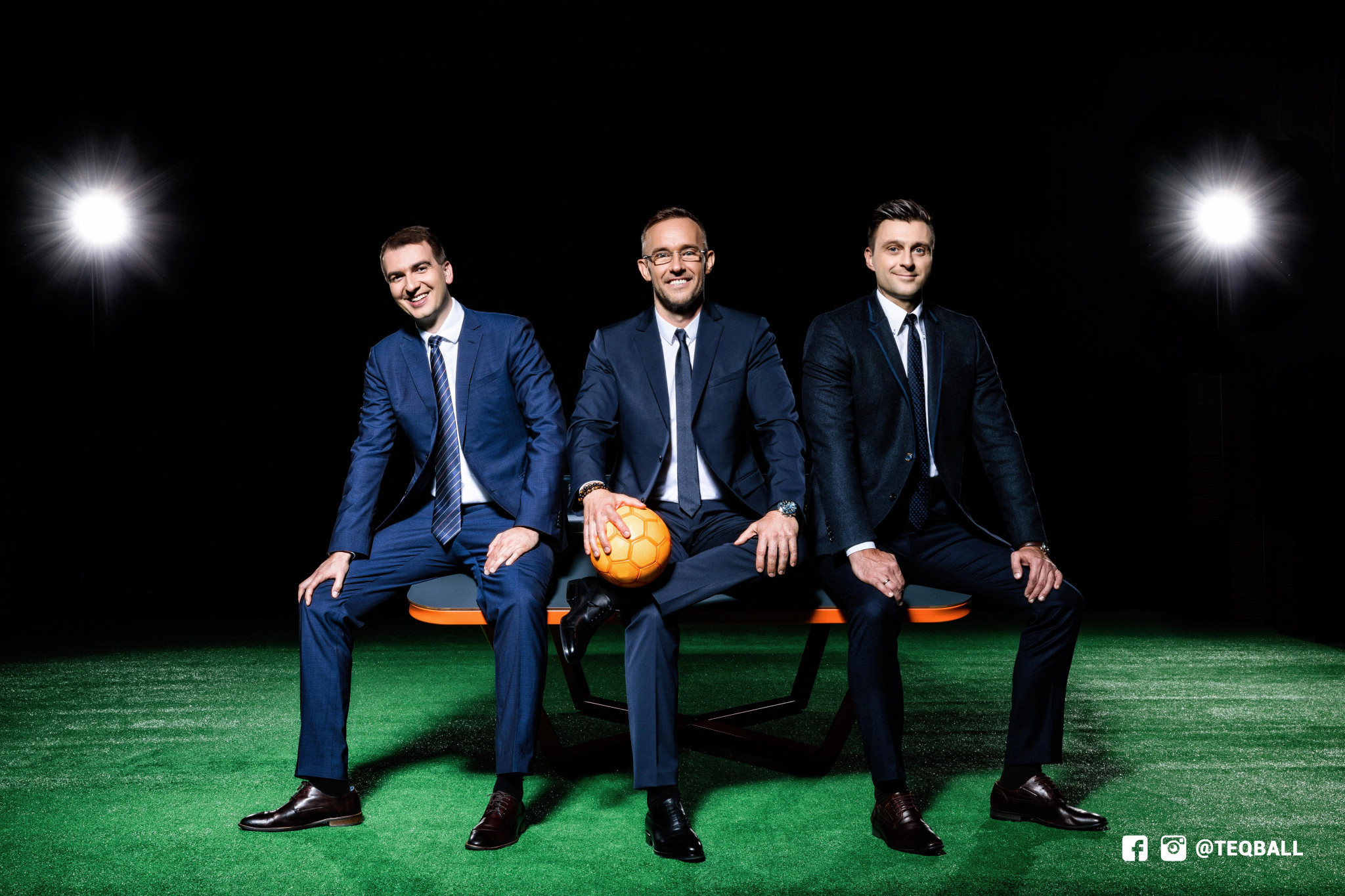 Teqball co-founders (from left) - Gabor Borsanyi, Gyuri Gattyan and Viktor Huszar, have made donations to hospitals and orphanages in Budapest as they aim to lend a helping hand during the coronavirus pandemic ©FITEQ