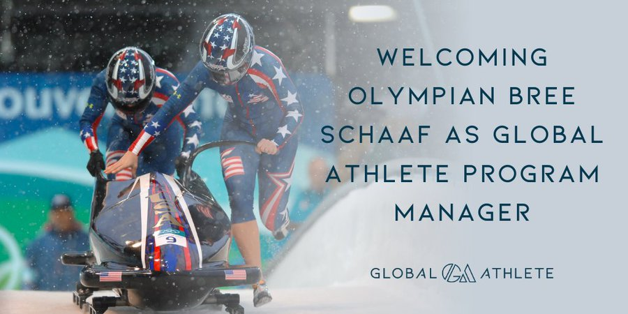 Bobsleigh Olympian Schaaf named programme manager at Global Athlete