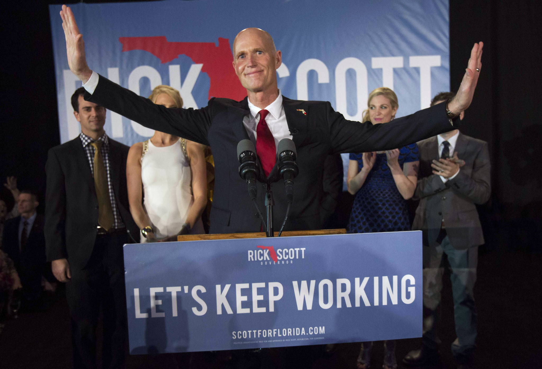 Rick Scott has once again called for criticised China's record on human rights ©Getty Images 