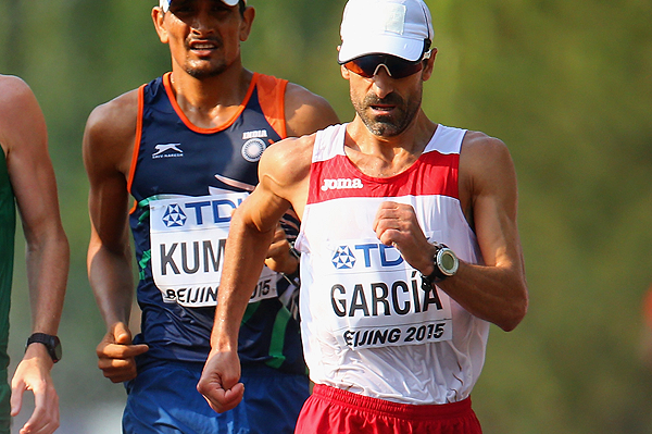 Jesús Ángel García earned a world title in 1993 but has yet to claim an Olympic medal ©World Athletics 