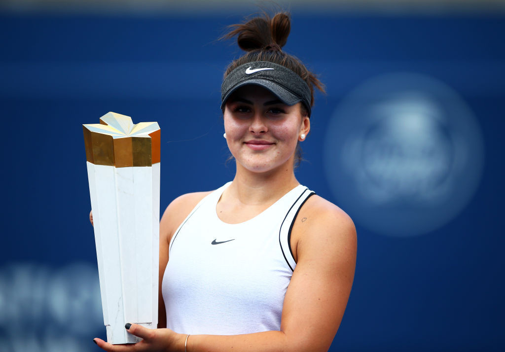 Bianca Andreescu won the women's Rogers Cup in 2019 ©Getty Images