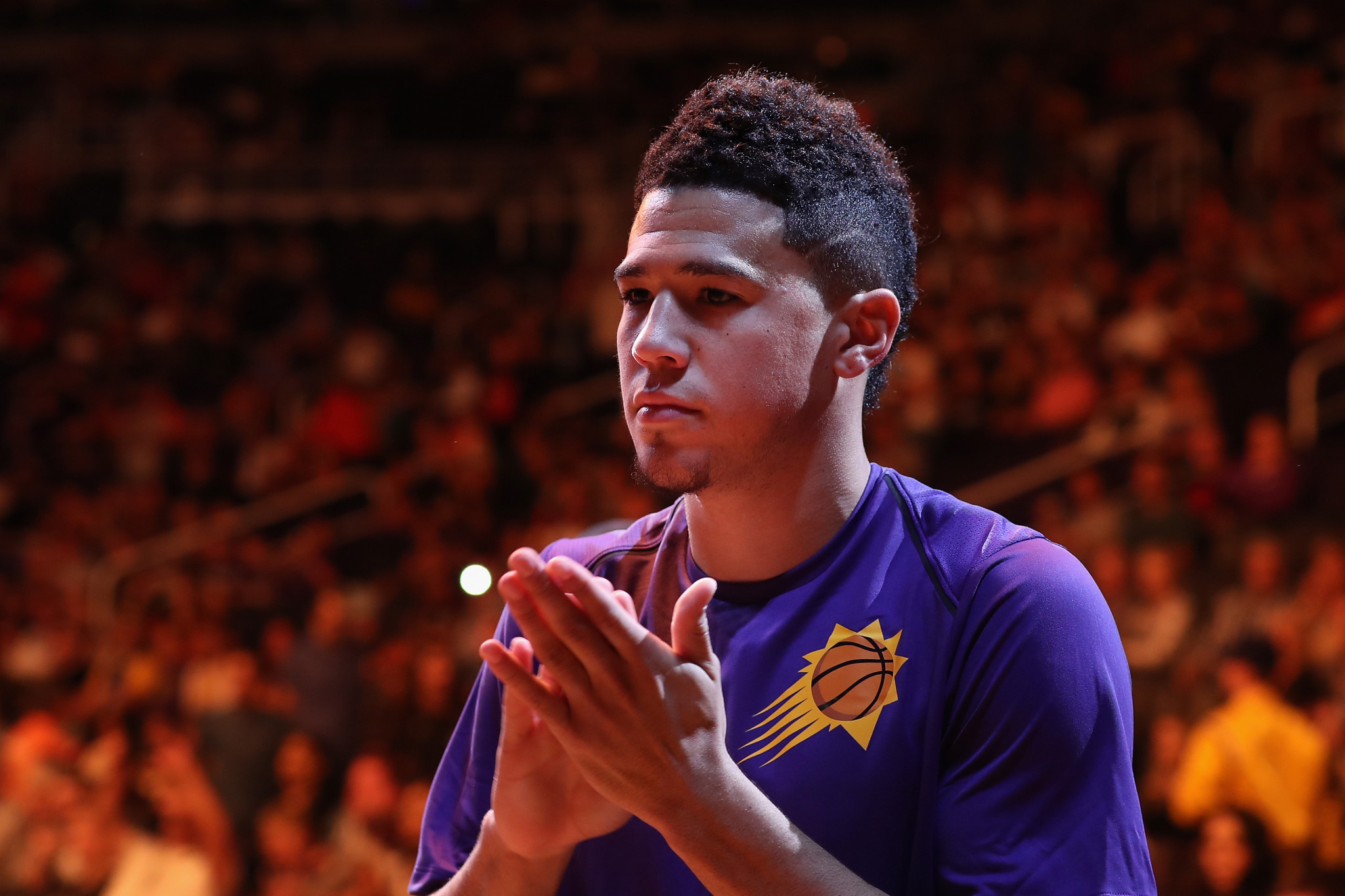 Devin Booker said he was motivated to become an Ambassador because of his disabled sister ©Getty Images