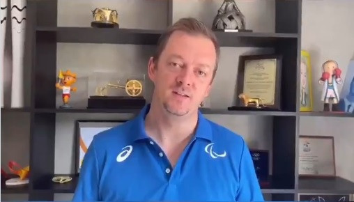 IPC President Andrew Parsons has posted a video message on Twitter ©Twitter
