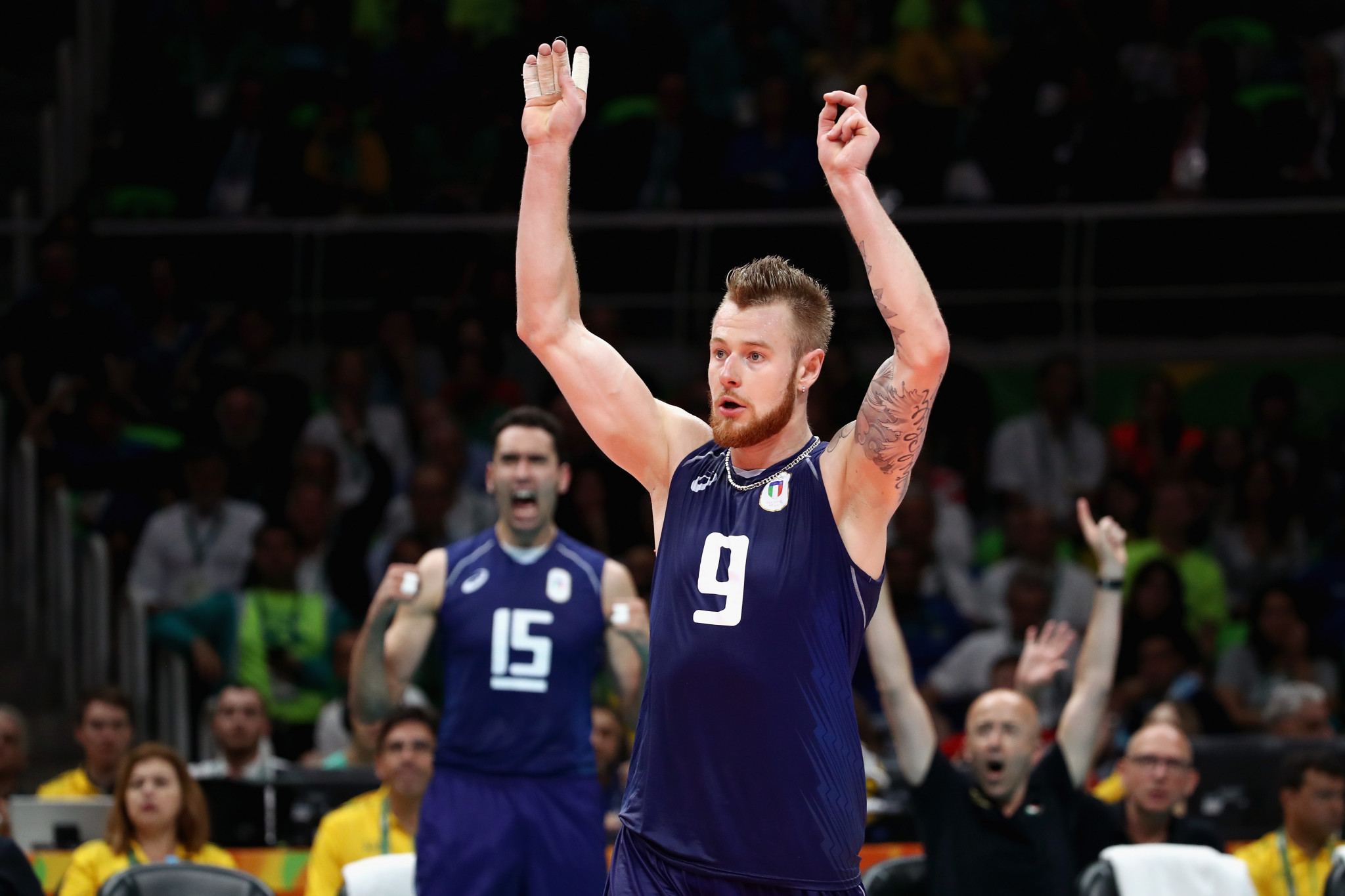 Italian volleyball star Zaytsev to enjoy "breather" after Tokyo 2020 postponement