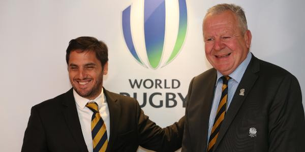 Argentina's Agustín Pichot and England's Sir Bill Beaumont are standing for World Rugby chairman ©World Rugby