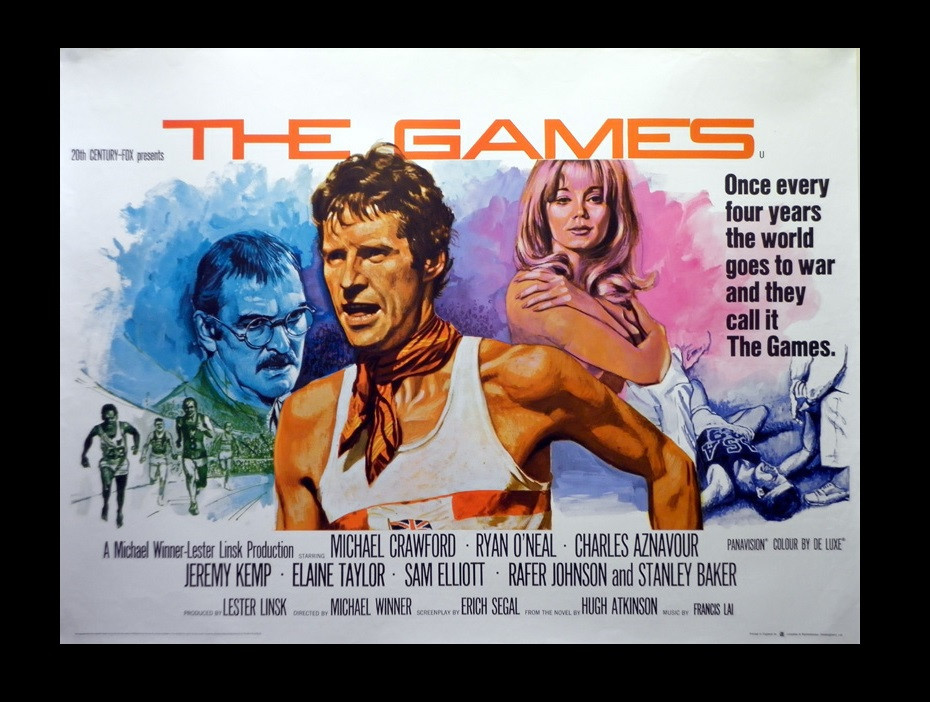 Fifty years ago Twentieth Century Fox released the film The Games about a fictitious Olympic marathon ©IMDB