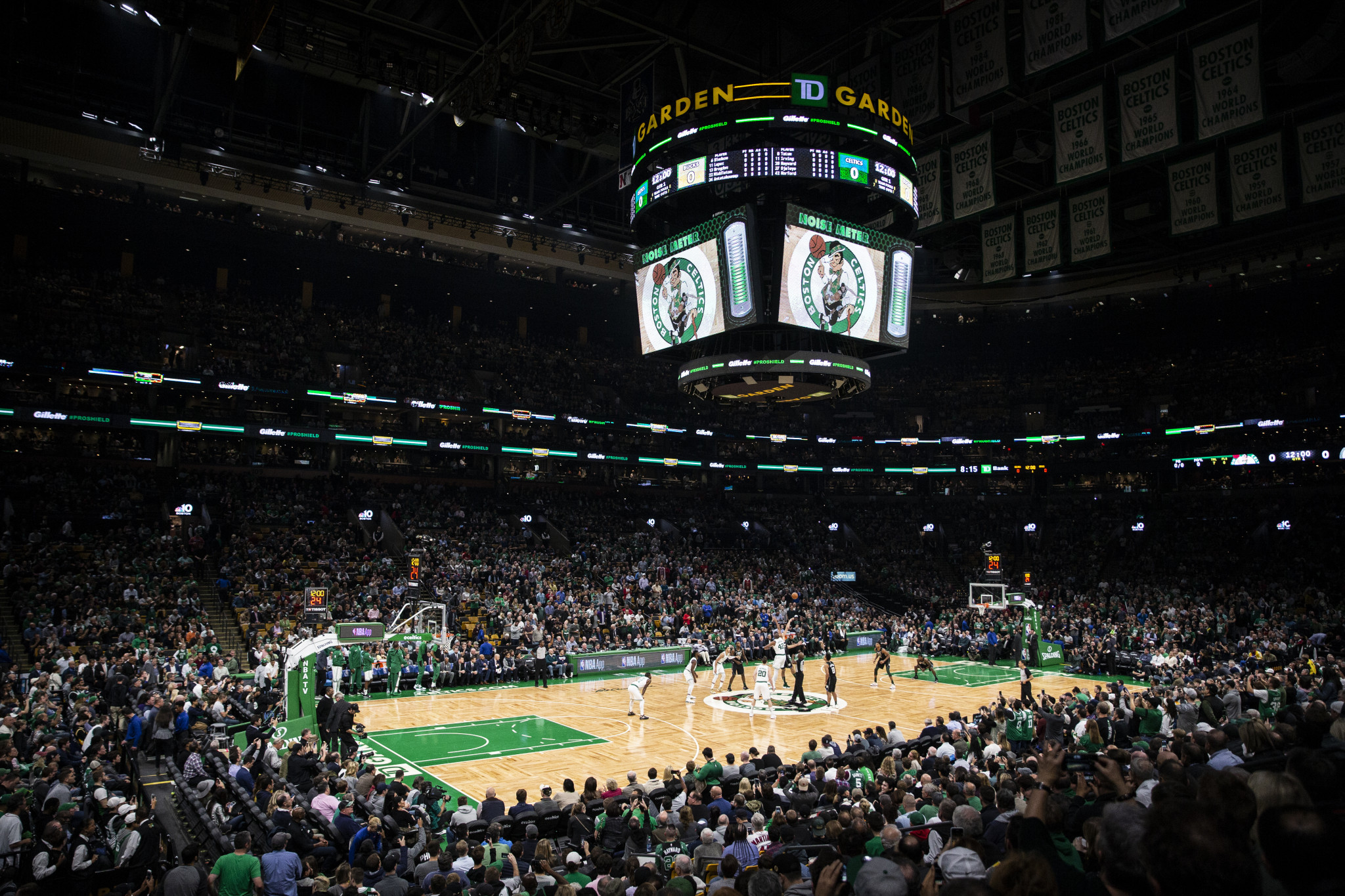 TD Garden is usually home to basketball's Boston Celtics and ice hockey's Boston Bruins ©Getty Images