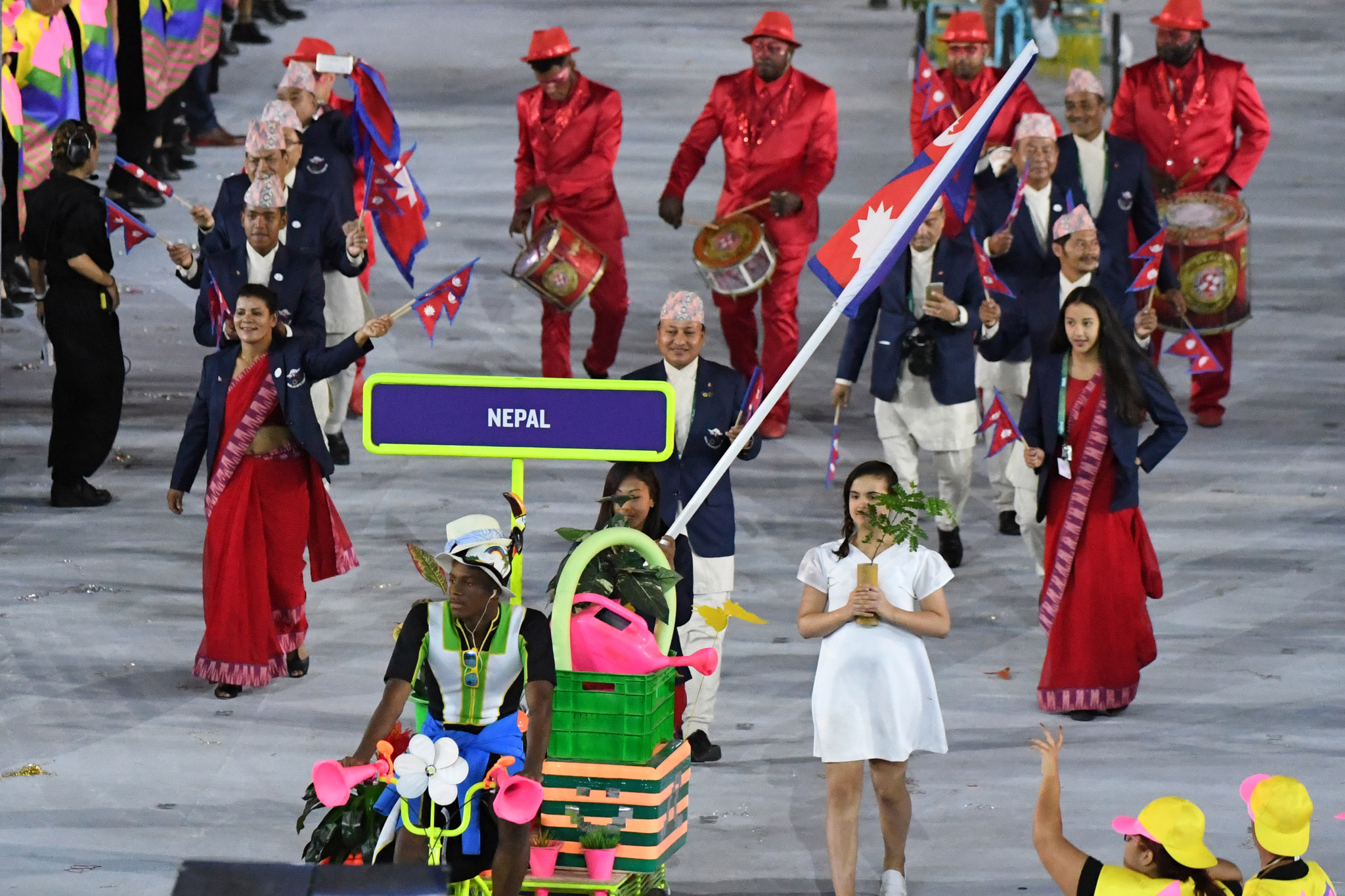 Nepal had seven athletes represent the nation at the Rio 2016 Olympics ©Getty Images