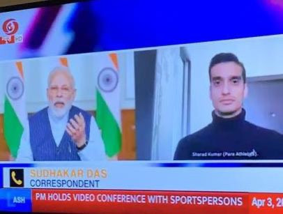 Sharad Kumar was recently involved in a 40-person video conference with Indian Prime Minister Narendra Modi to discuss ways to combat the pandemic ©Twitter