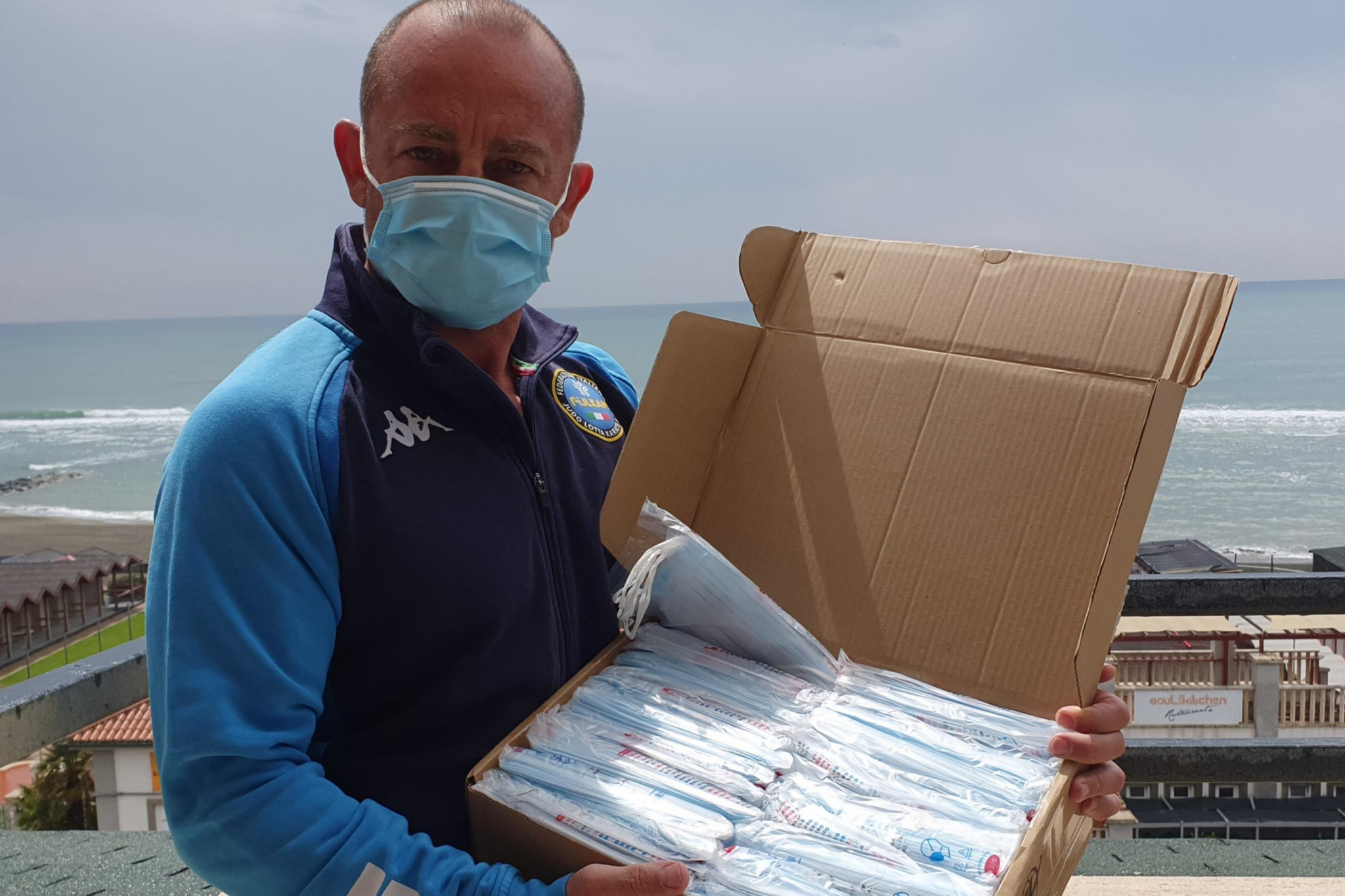 The UWW has sent masks to countries battling COVID-19 ©UWW