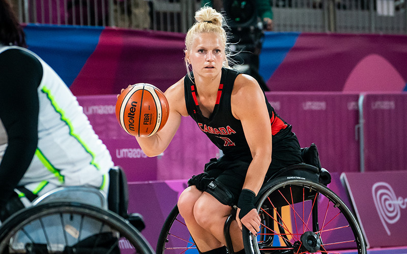Kady Dandeneau has been named female athlete of the year by Wheelchair Basketball Canada ©WBC