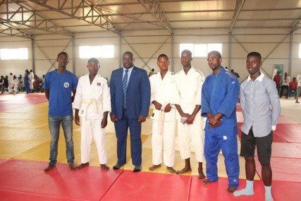 Materials were donated to the Maheba refugee camp in Solwezi, which is part of the International Judo Federation and Zambian Judo Federation refugee camp programme ©NOCZ