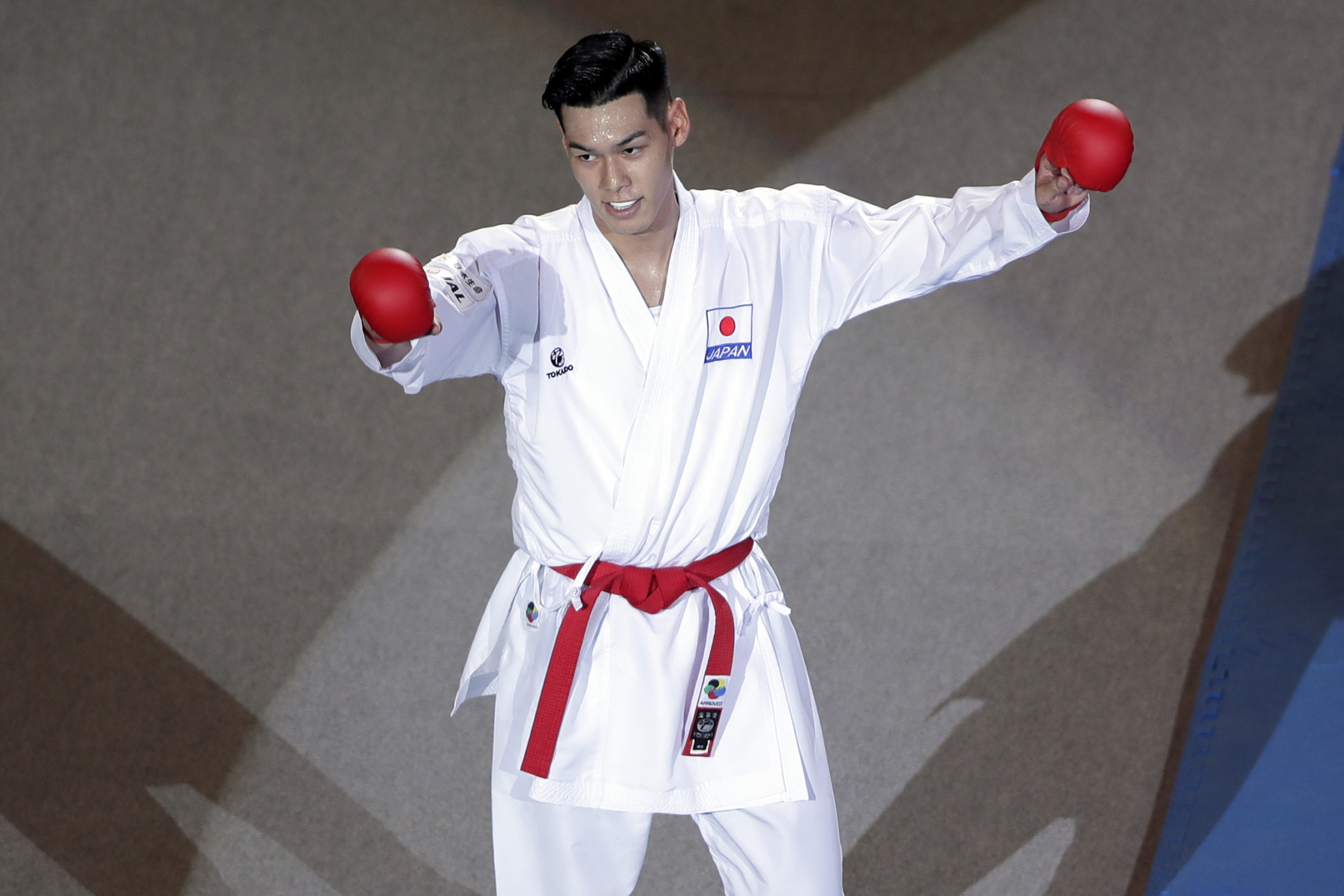 Japanese karateka Ken Nishimura claimed "karate has become fun again" during the coronavirus pandemic ©Getty Images