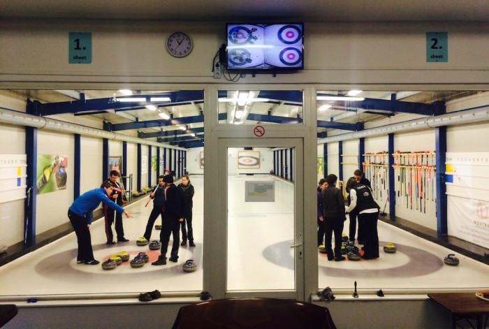First mixed doubles training camp held by World Curling Federation ahead of Olympic bow