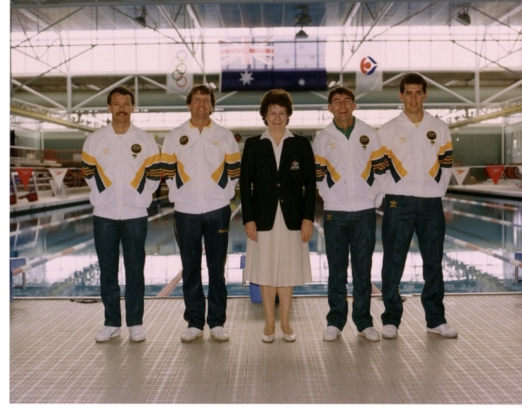Evelyn Dill-Macky was team manager for the  Edinburgh 1986 Commonwealth Games and three Olympic Games ©Commonwealth Games Australia