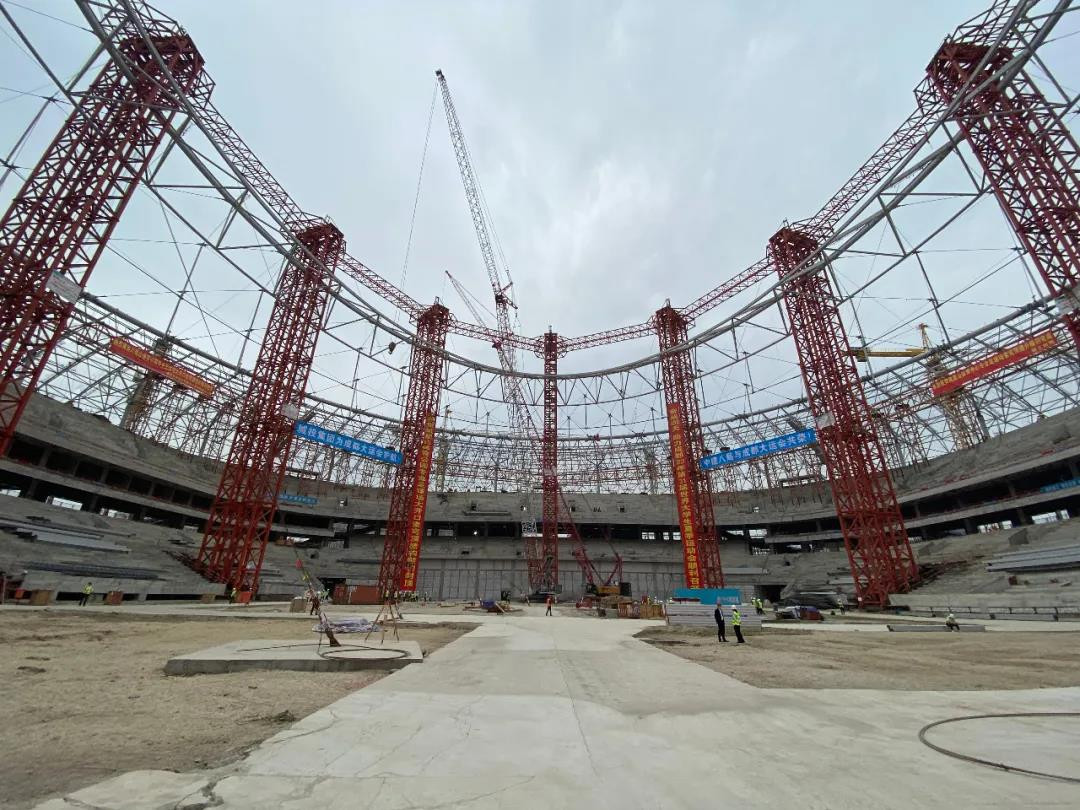 Another important milestone for Chengdu 2021 sports complex completed