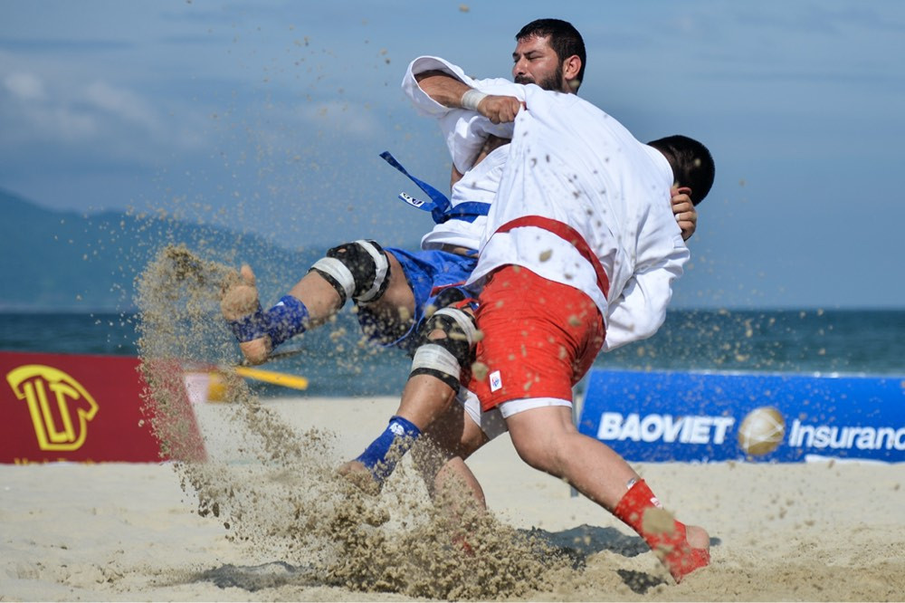 The first World Beach Sambo Championships were held in Cyprus last year ©FIAS