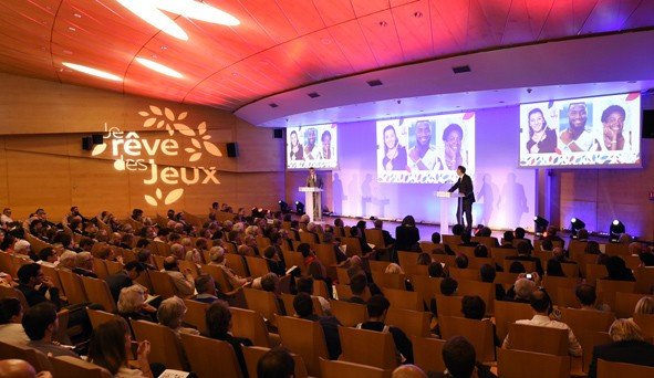 The campaign “Je rêve des Jeux” to help raise funds for Paris 2024 was launched at a star-studded event in September ©Paris 2024