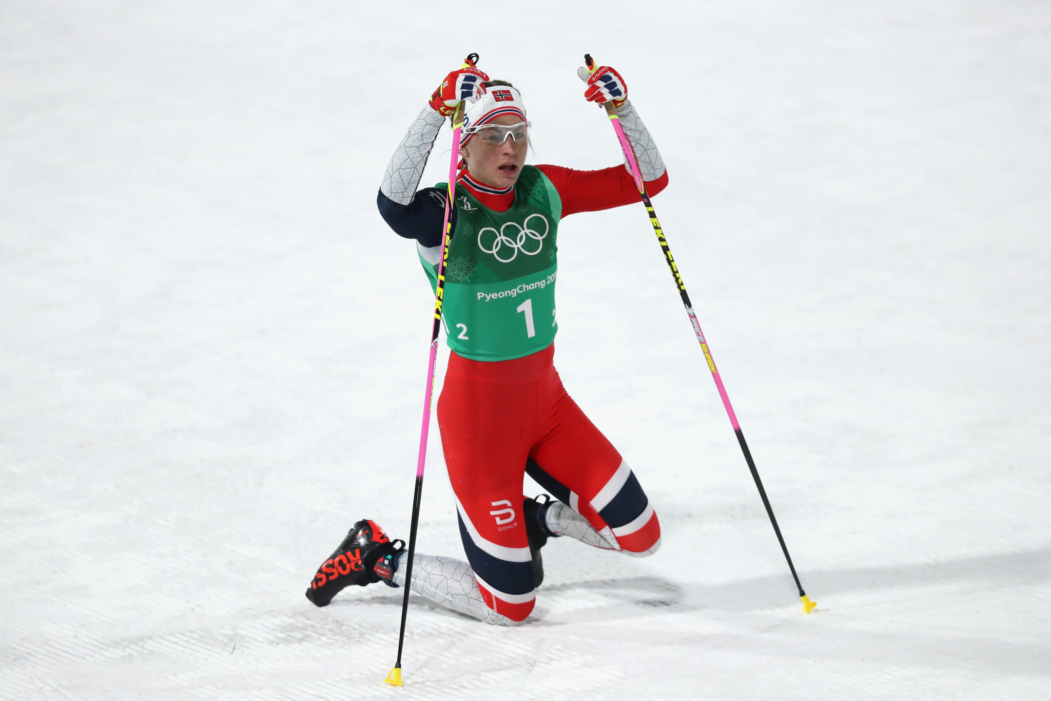 Astrid Uhrenholdt Jacobsen earned a gold medal in the team relay at the Pyeongchang 2018 Winter Olympic Games ©Getty Images