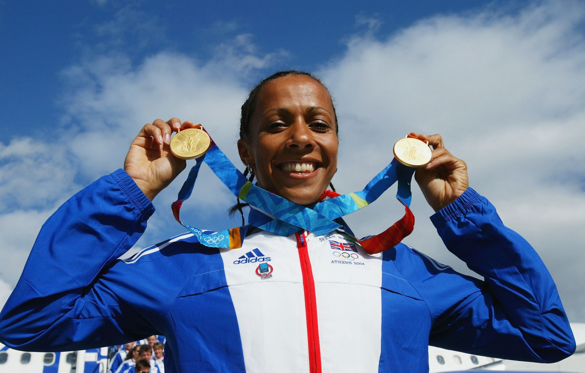 Dame Kelly Holmes claimed two middle distance golds at the Athens 2004 Games ©Getty Images