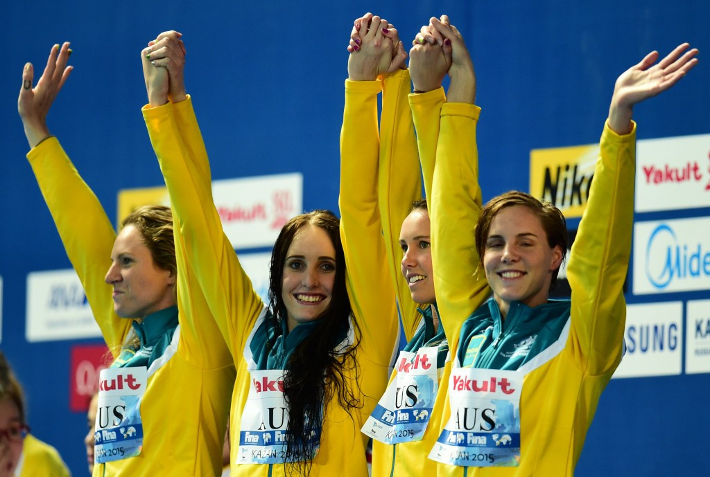 Australia swimming team are on track to secure success in Rio ©Getty Images