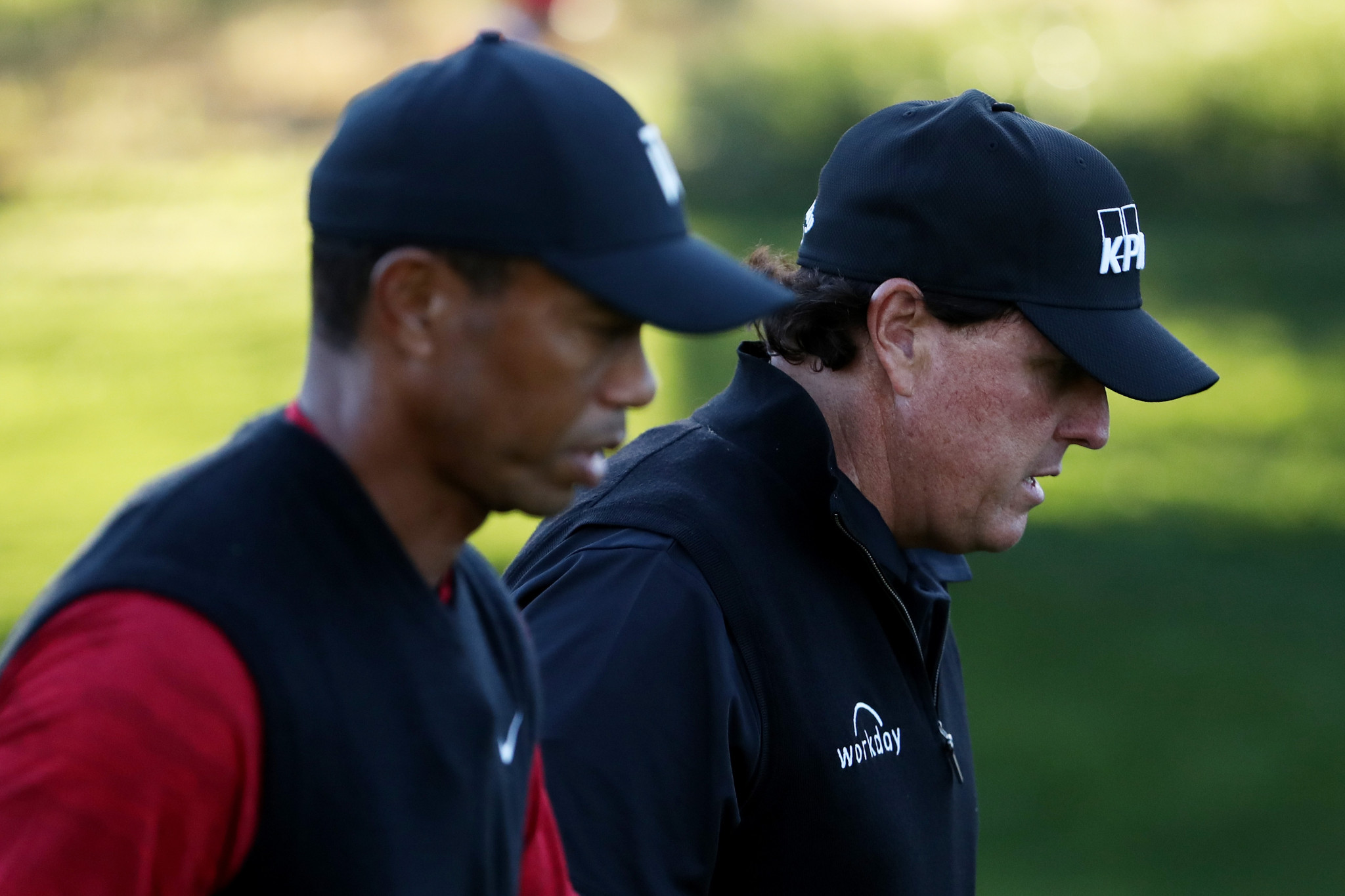 Tiger Woods and Phil Mickelson are set to take each other on in a charity golf match for the coronavirus pandemic relief fund ©Getty Images
