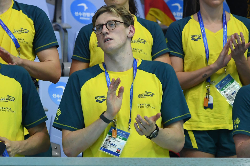 Mack Horton's family has allegedly been targeted by supporters of Sun Yang ©Getty Images