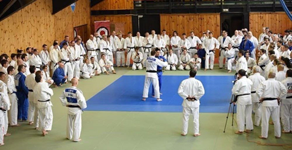The South Korean guided the coaches on a variety of techniques