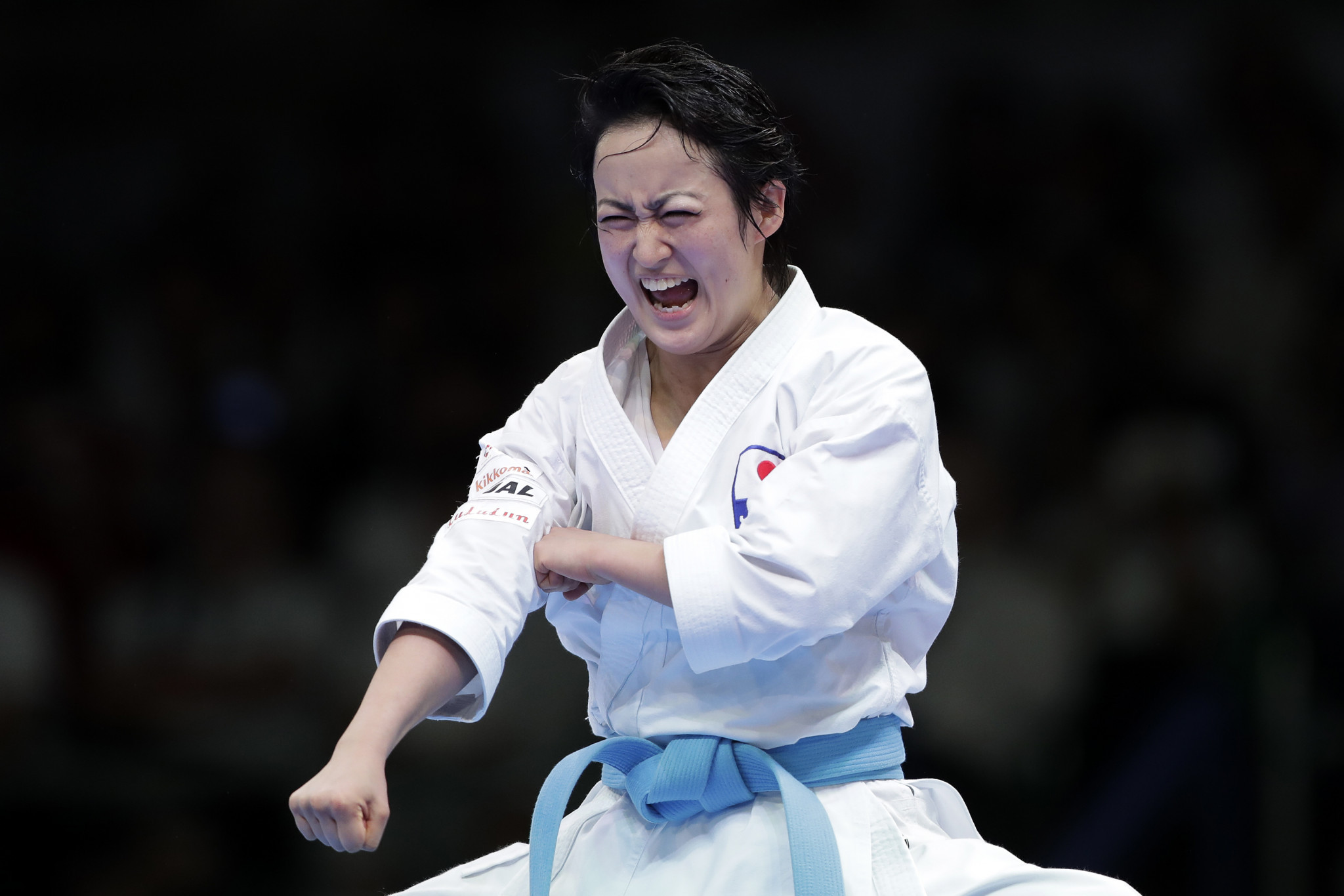 Karate star Shimizu joins campaign to inspire following Tokyo 2020 delay
