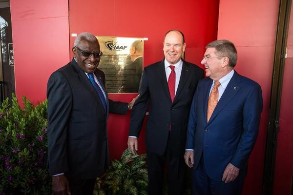 New IAAF HQ opened in Monaco as President Diack joined by Thomas Bach and Prince Albert II