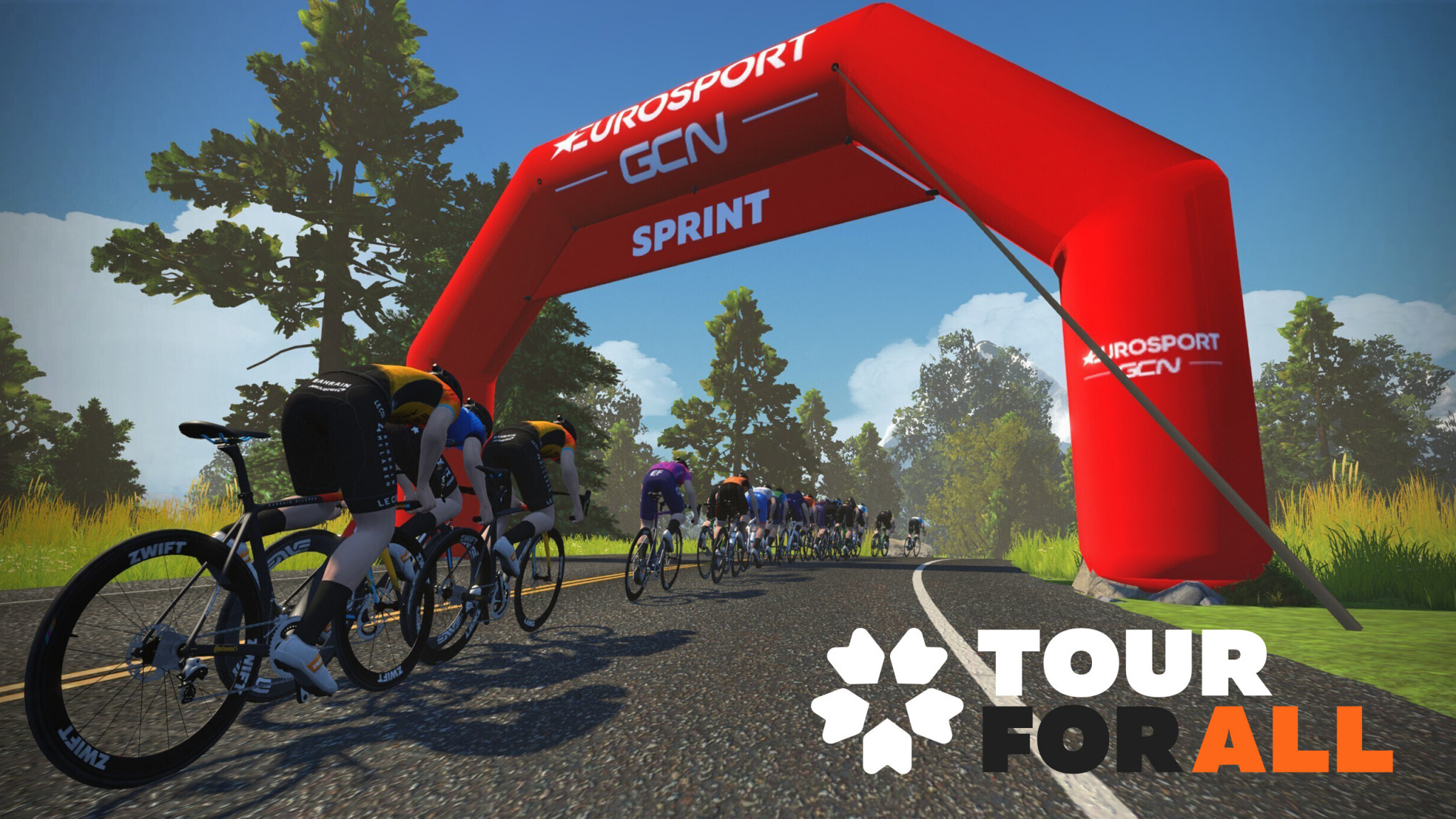 Eurosport and Global Cycling Network to show Zwift