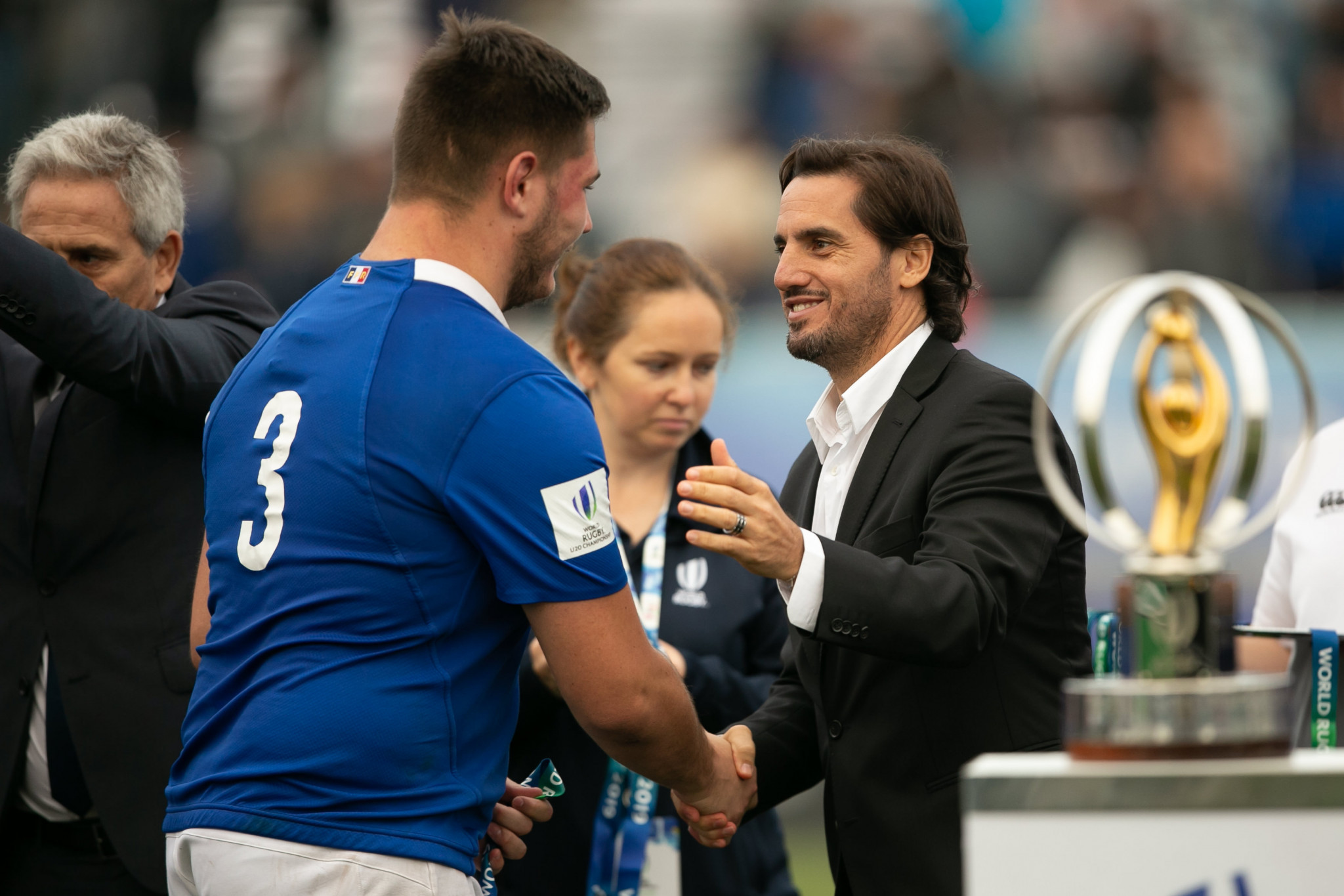 Agustín Pichot, right, had questioned the voting system, which gives Tier 1 nations three votes but others, such as Fiji and Georgia, only one ©Getty Images