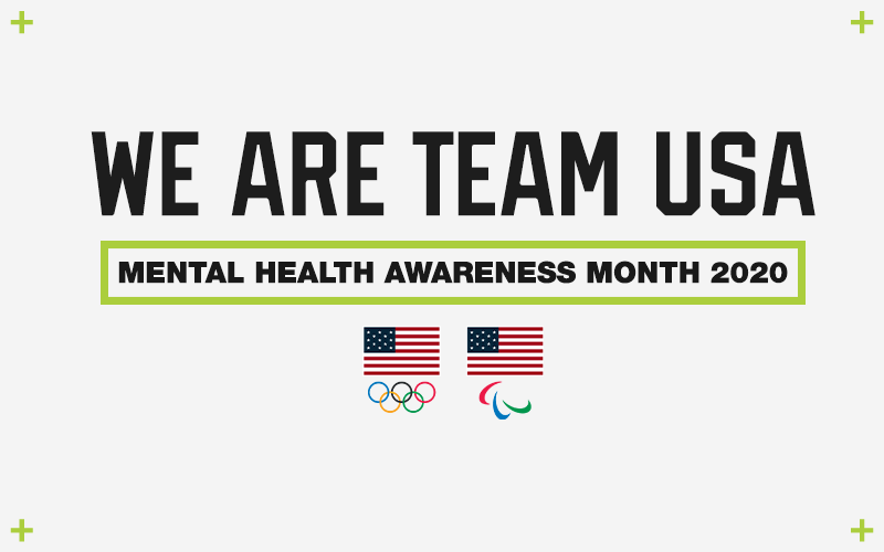 The USOPC is supporting Mental Health Awareness Month ©USOPC