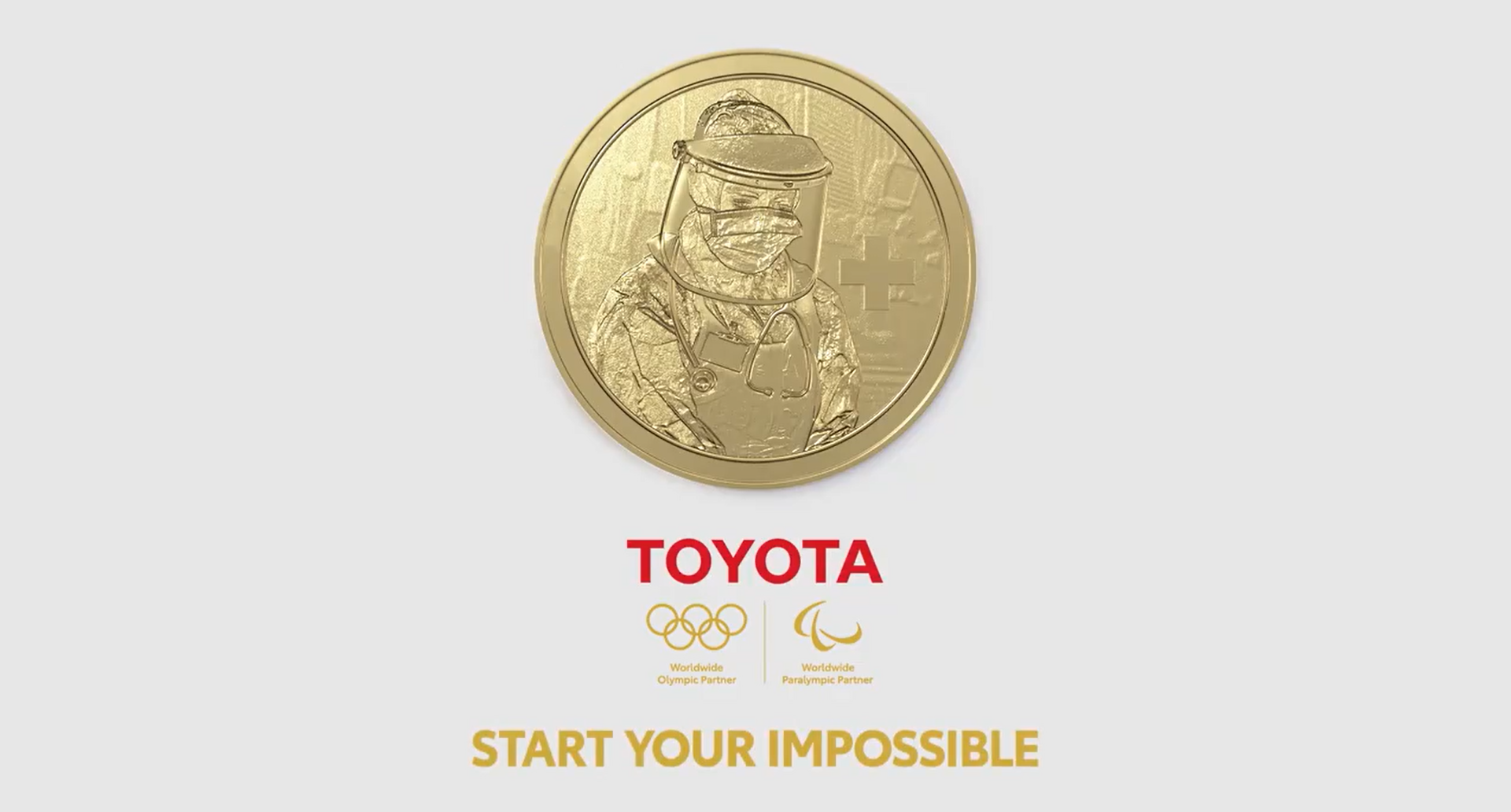 Toyota have launched a "Heroic Medal" advert ©Toyota