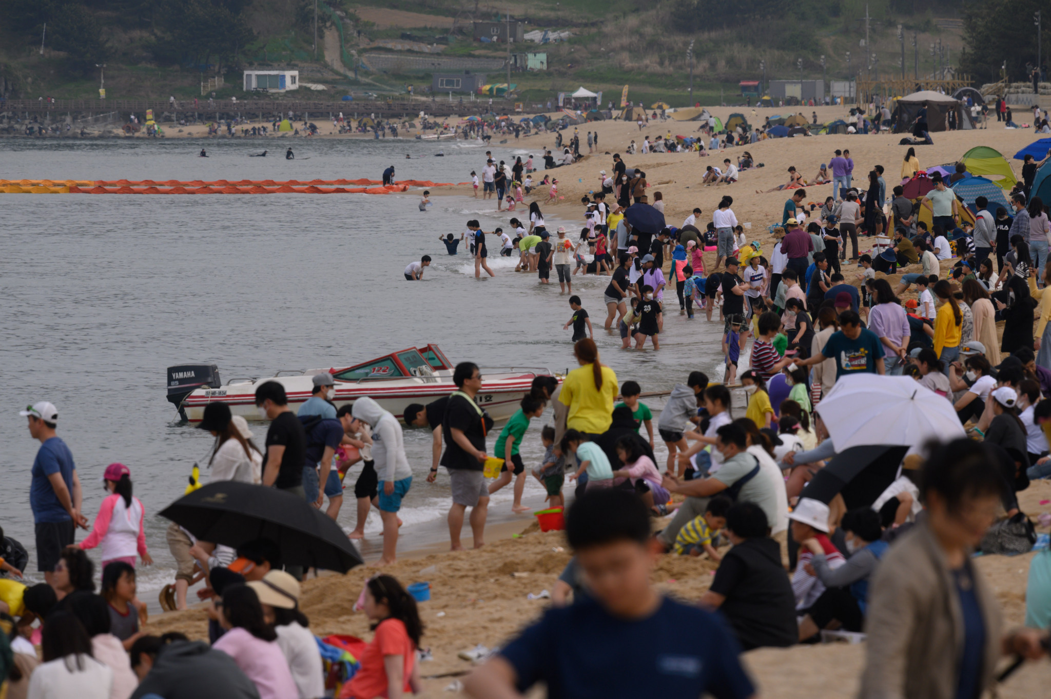 South Korea has reported few new COVID-19 cases lately and many headed to the beach this weekend ©Getty Images