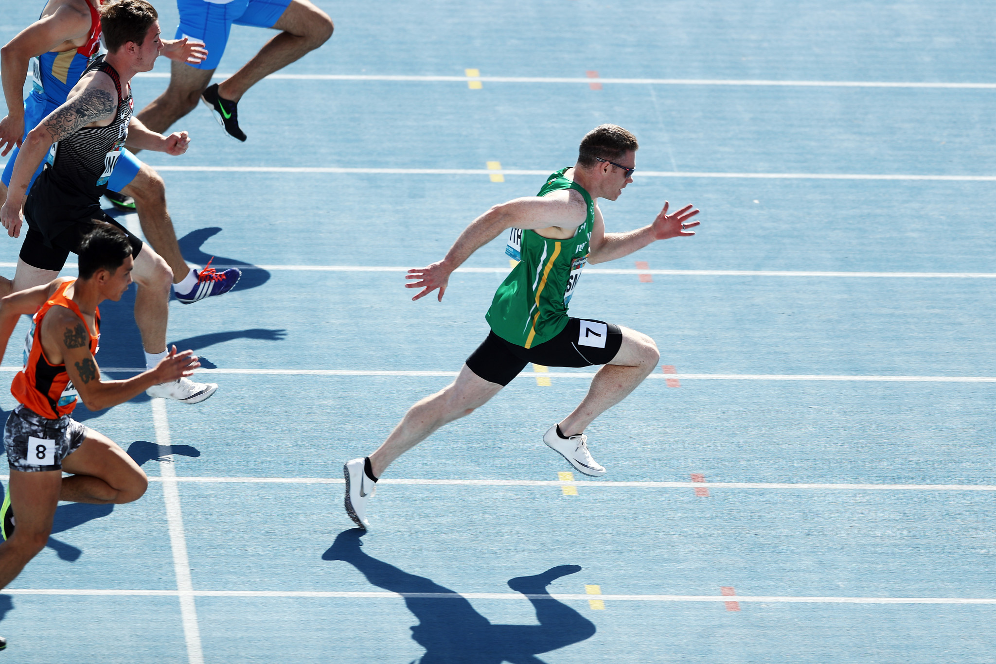 Jason Smyth has been dominant in the men's T13 100m and 200m events ©Getty Images