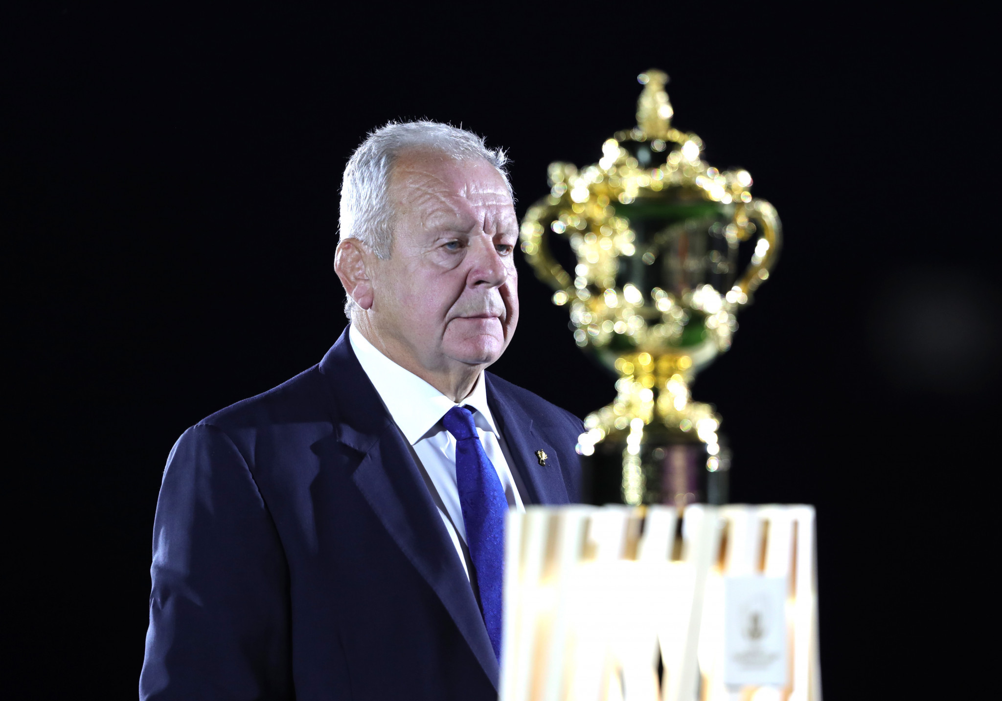 Sir Bill Beaumont won World Rugby's chairman election by 28 votes to 23 ©Getty Images
