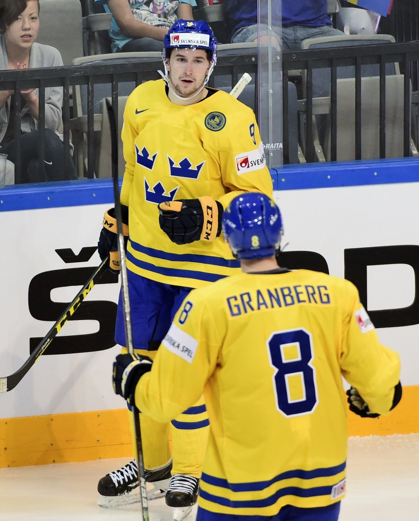 Filip Forsberg's two goals against France turned the match in Sweden's favour ©Getty Images