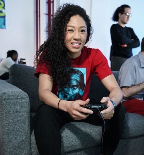 Aerial Powers, a female basketball player in the United States, who describes herself as an esports influencer, is part of the new Athletes and Players Commission ©GEF