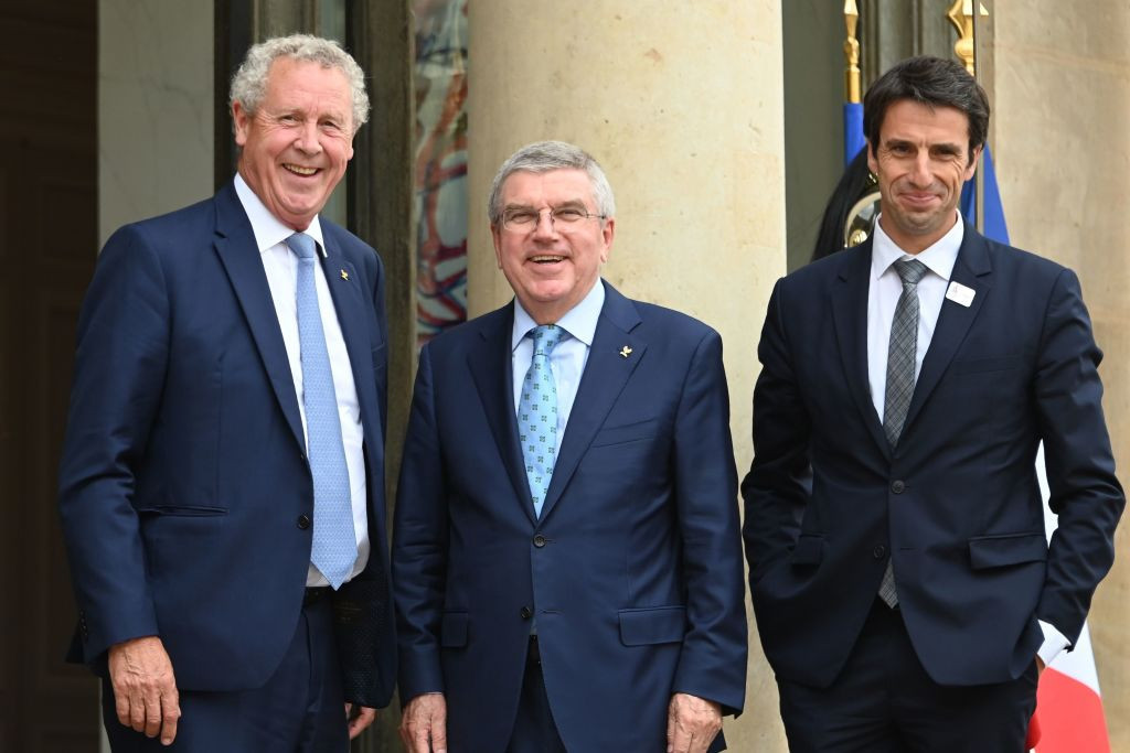 Guy Drut, left, was criticised by Paris 2024 Coordination Commission chair and fellow IOC member Pierre-Olivier Beckers-Vieujant following comments he made in an interview ©Getty Images