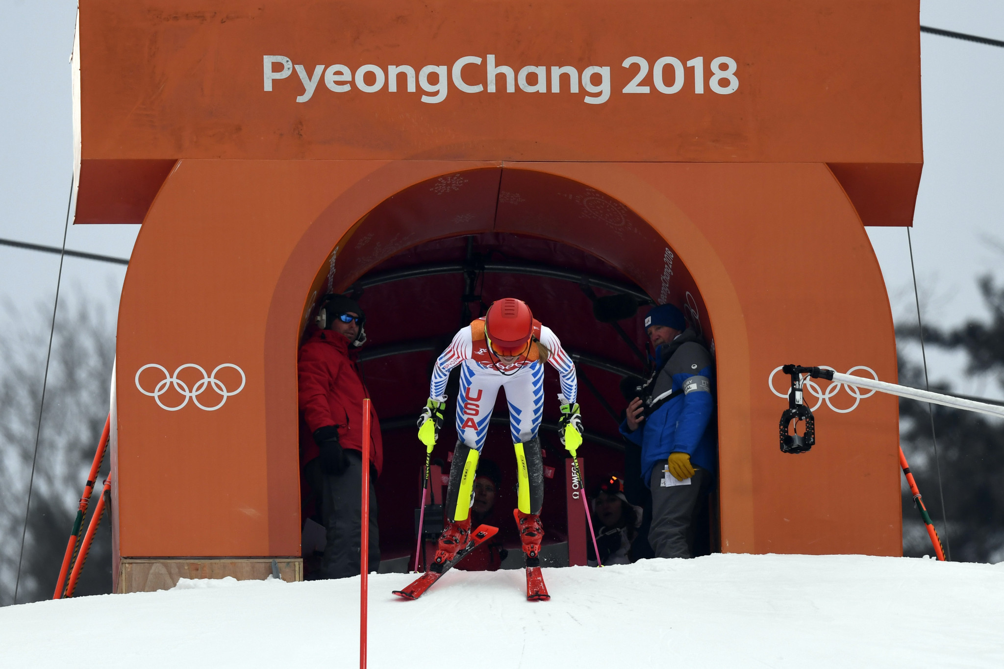 Eo Jae-suk acted as an Alpine skiing commentator at the Pyeongchang 2018 Winter Olympic Games ©Getty Images