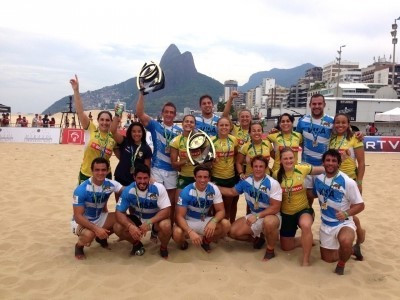 International teams to compete in beach rugby sevens competition to promote sport ahead of Rio 2016
