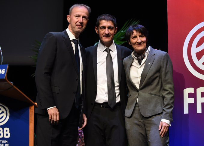 Vincent Collet and Valerie Garnier will remain in charge of the French men's and women's basketball teams ©FFBB