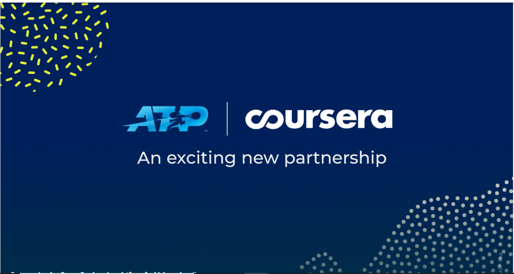 ATP and Coursera will provide free learning for tennis players ©ATP