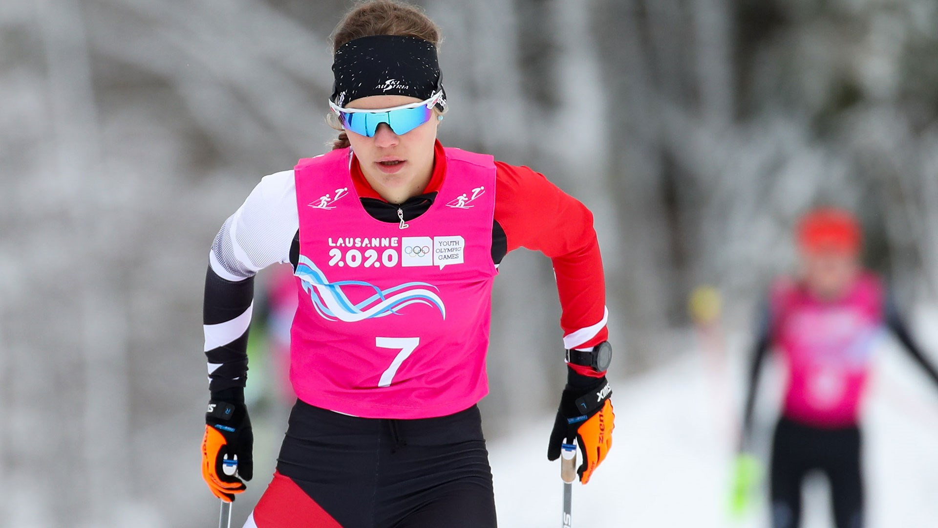 Johanna Bassani won a team silver medal at the 2020 Winter Youth Olympics in Lausanne ©ÖSV