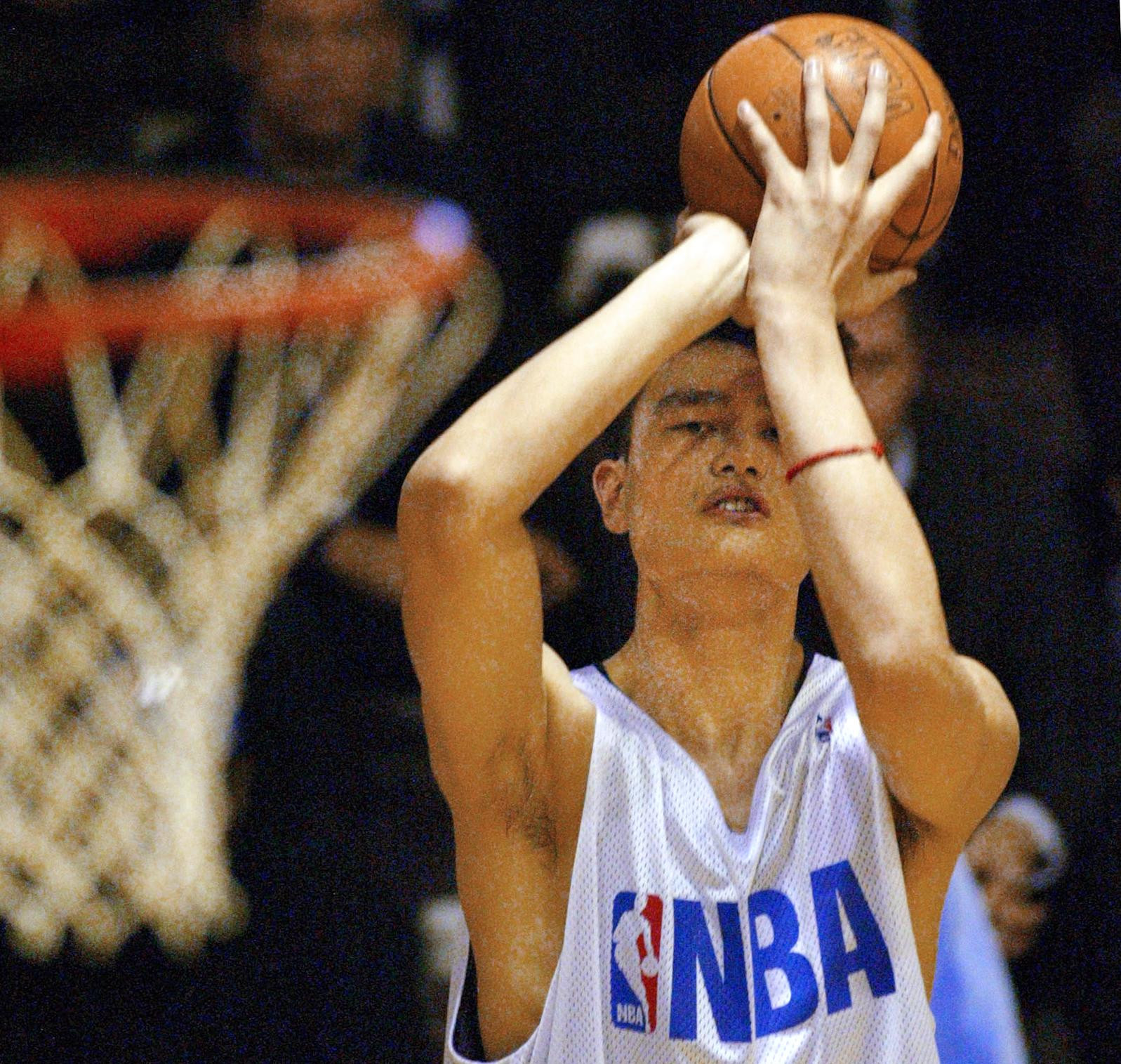 Yao Ming played for the National Basketball Association’s Houston Rockets ©Getty Images